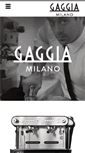 Mobile Screenshot of gaggia.it