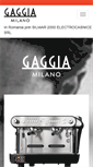 Mobile Screenshot of gaggia.com.ro