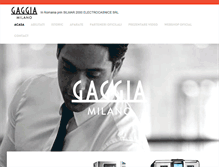 Tablet Screenshot of gaggia.com.ro